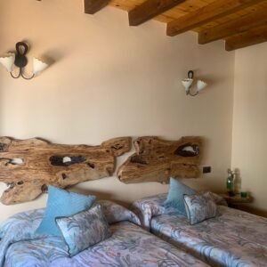 cabeceros de 60 cm en madera de olivo