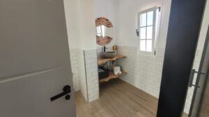 Encimeras de Baño de 100x50 cm en Madera de Olivo Encimeras de Baño de 100x50 cm en Madera de Olivo